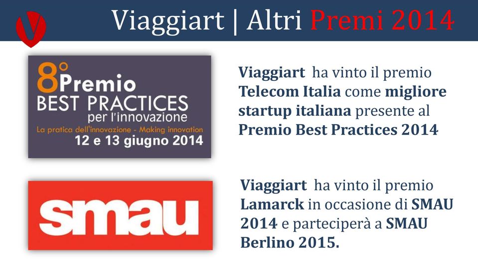 Premio Best Practices 2014 Viaggiart ha vinto il premio