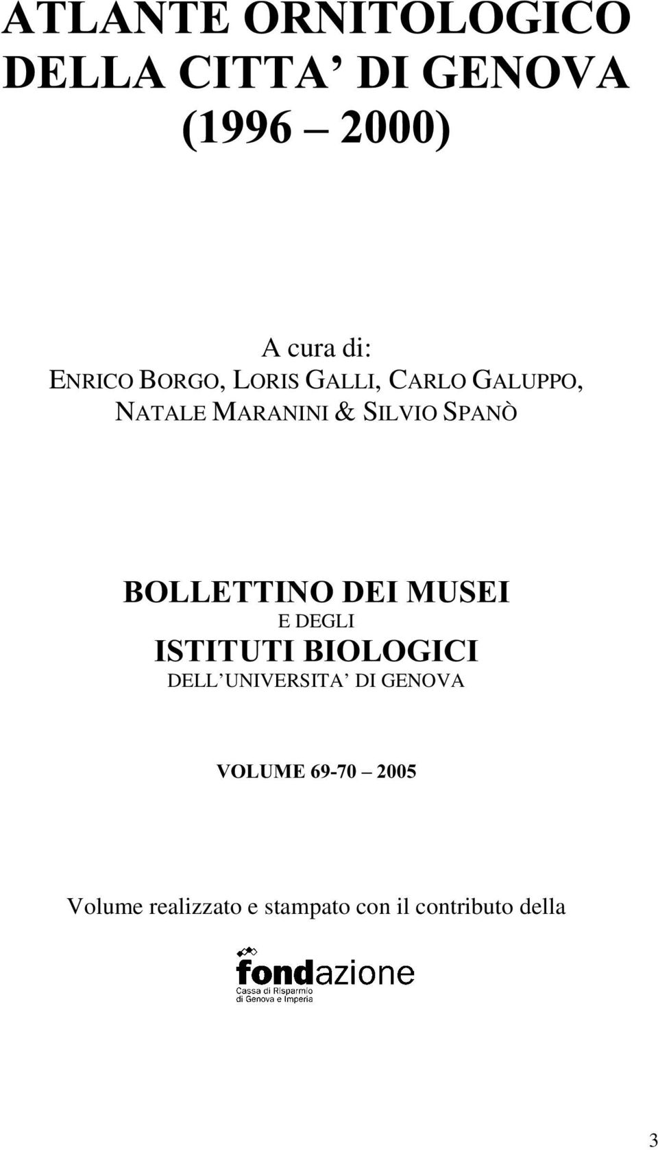 DEGLI,67,787,%,2/2*,&, DELL UNIVERSITA DI GENOVA