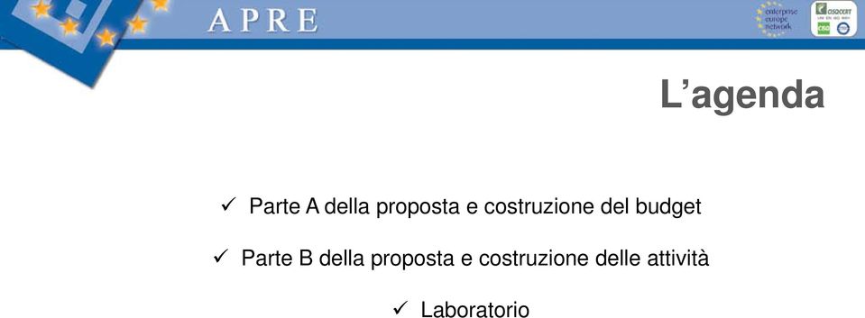 budget Parte B della le