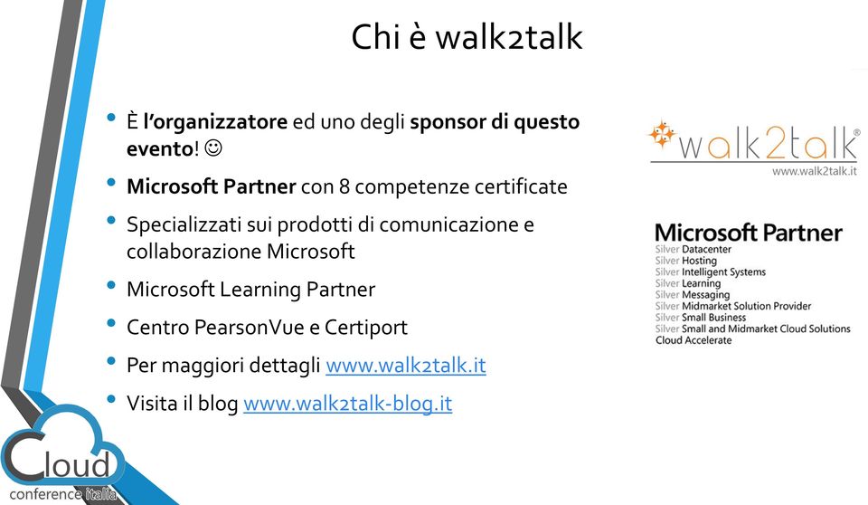 comunicazione e collaborazione Microsoft Microsoft Learning Partner Centro