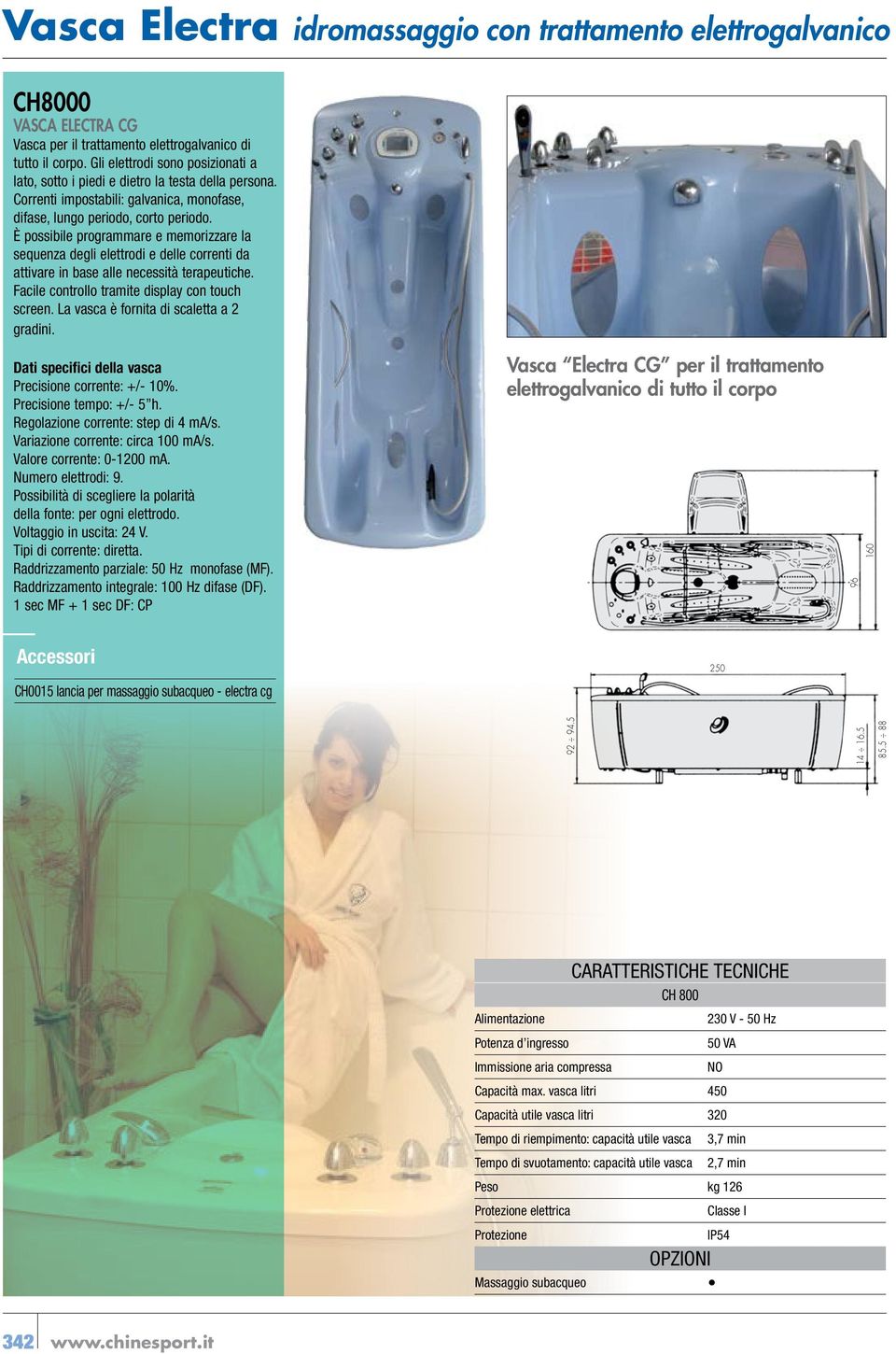 è possibile programmare e memorizzare la sequenza degli elettrodi e delle correnti da attivare in base alle necessità terapeutiche. Facile controllo tramite display con touch screen.