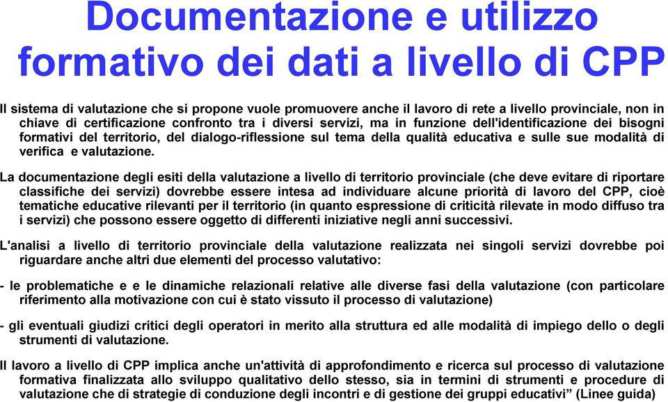 valutazione.