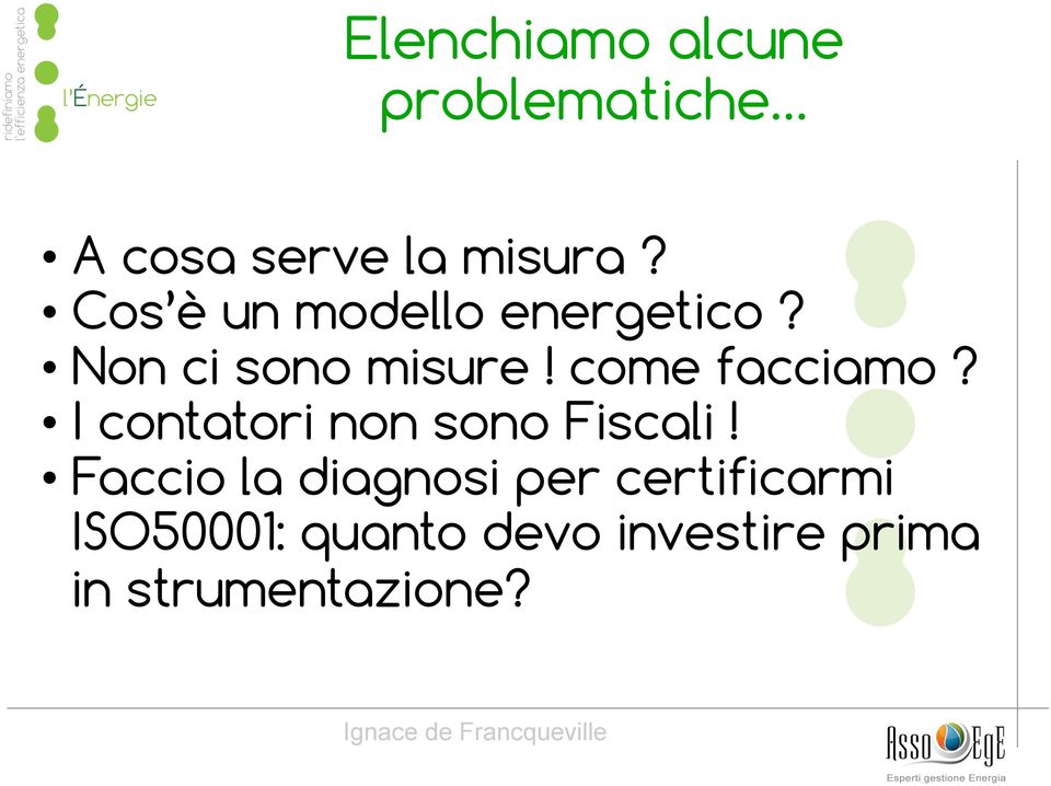 come facciamo? I contatori non sono Fiscali!