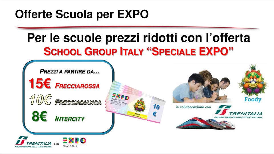 SCHOOL GROUP ITALY SPECIALE EXPO