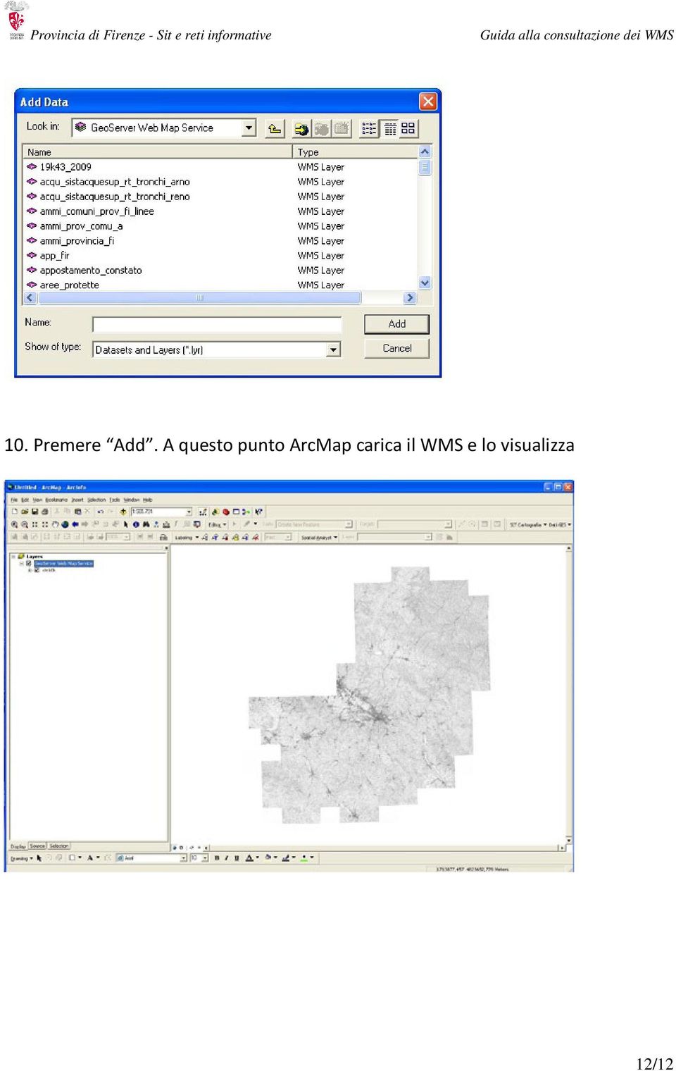 ArcMap carica il