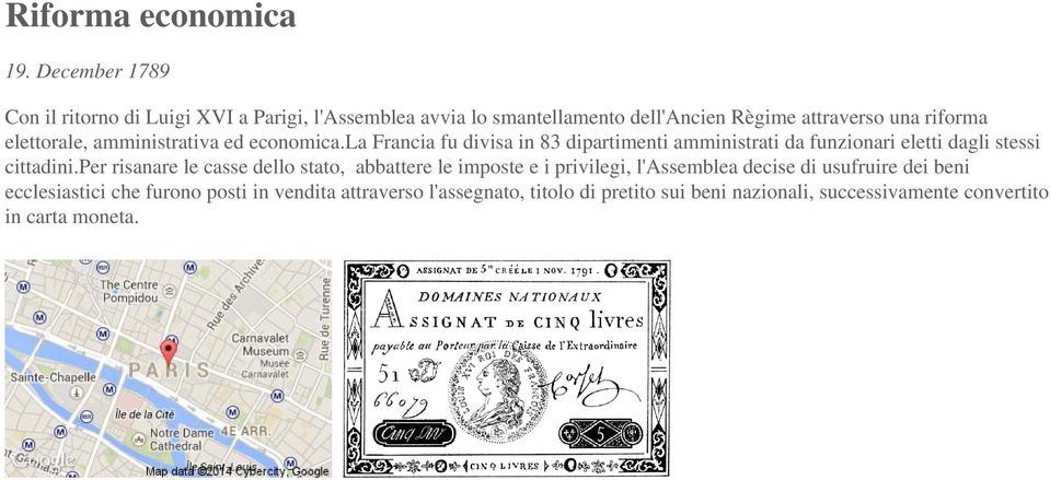 elettorale, amministrativa ed economica.la Francia fu divisa in 83 dipartimenti amministrati da funzionari eletti dagli stessi cittadini.