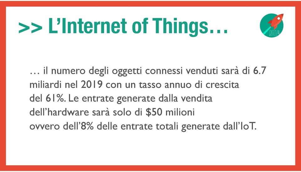 7 miliardi nel 2019 con un tasso annuo di crescita del 61%.