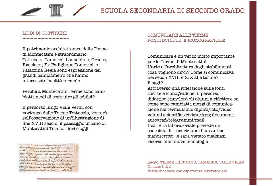 Perché a Montecatini Terme sono cambiati i modi di costruire gli edifici?