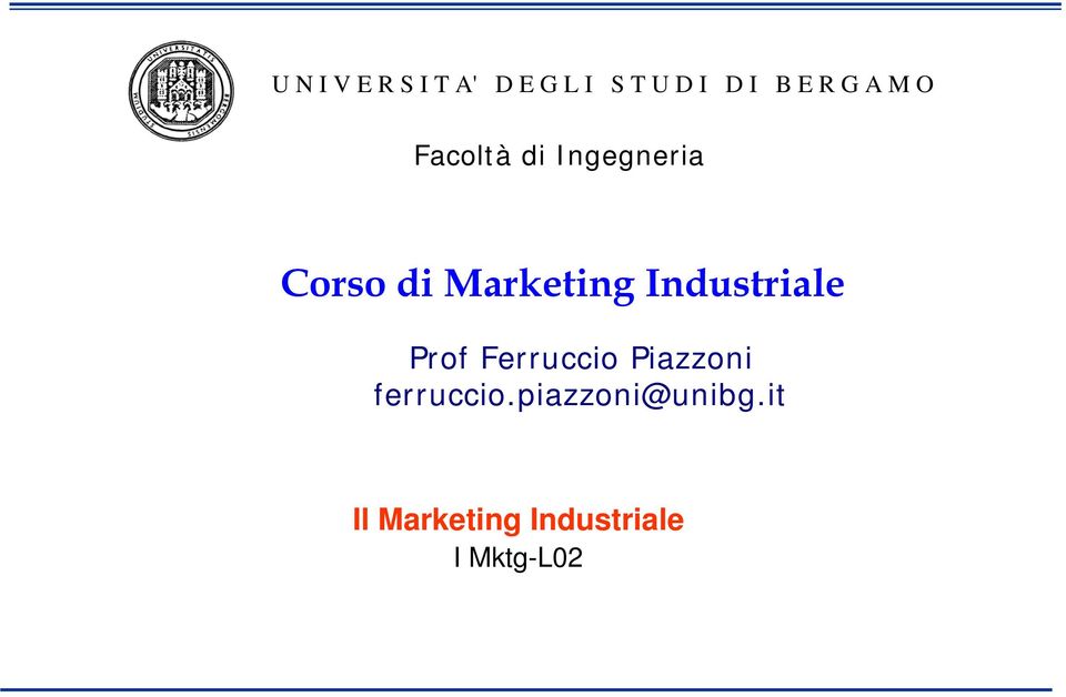 di Prof Ferruccio Piazzoni