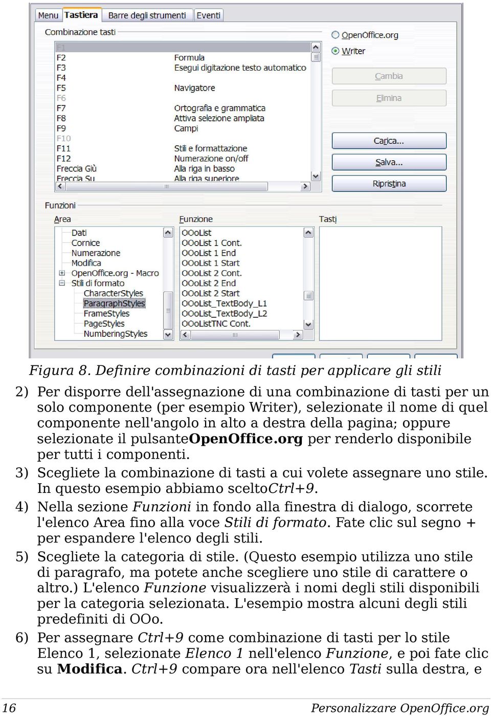 componente nell'angolo in alto a destra della pagina; oppure selezionate il pulsanteopenoffice.org per renderlo disponibile per tutti i componenti.