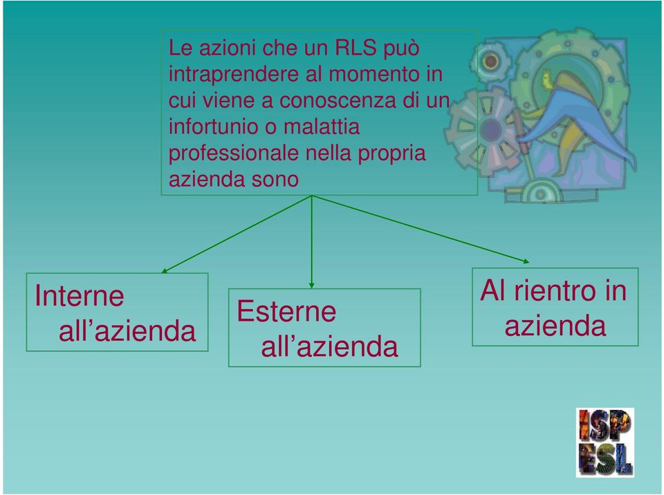 malattia professionale nella propria azienda sono