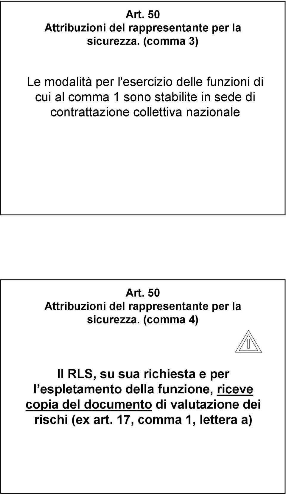 stabilite in sede di contrattazione collettiva nazionale  (comma 4) Il RLS, su