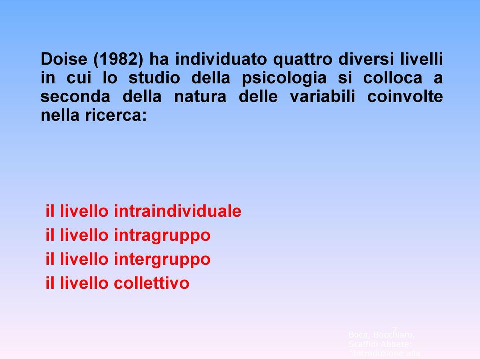 colloca a seconda della natura delle variabili coinvolte nella ricerca: il