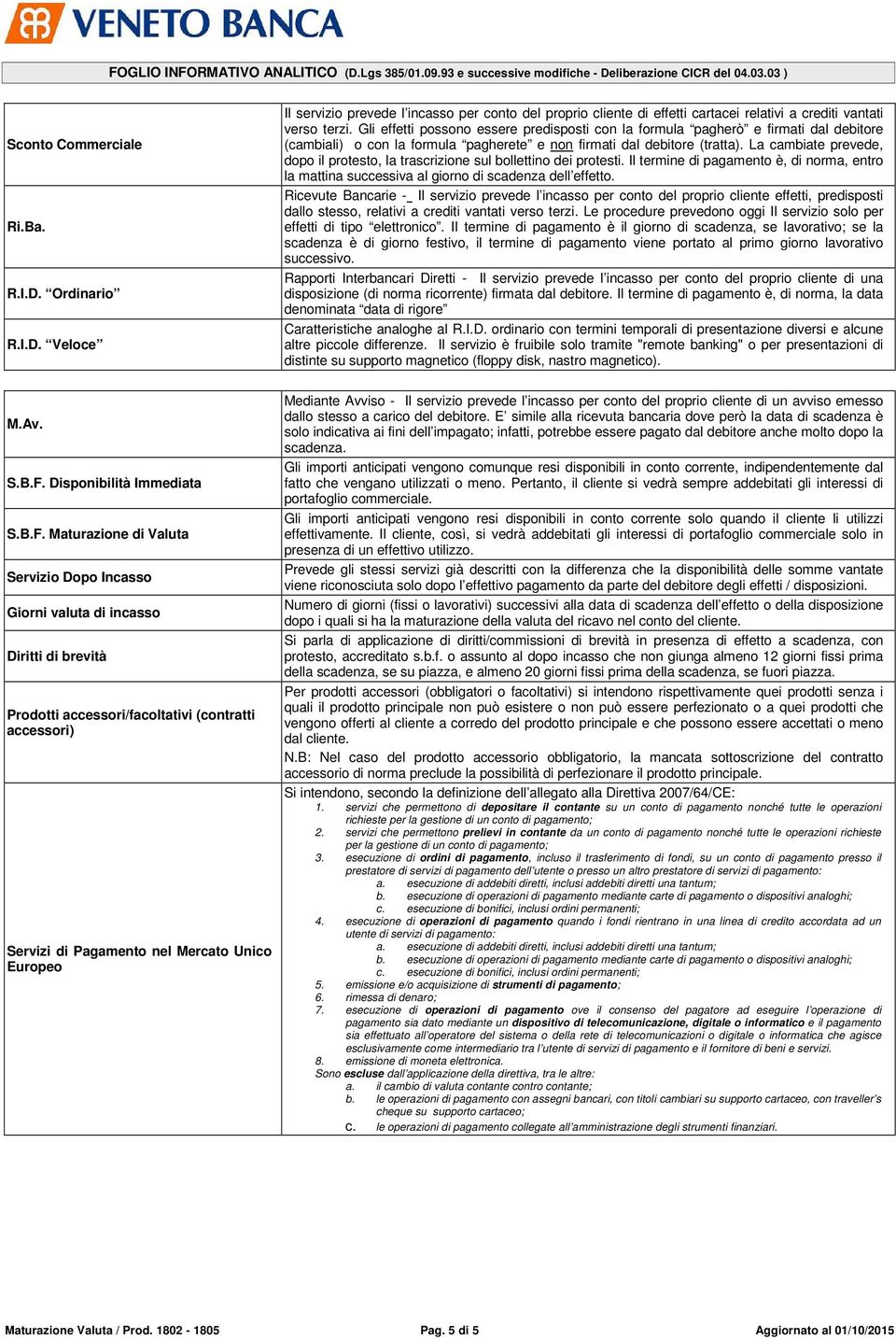 La cambiate prevede, dopo il protesto, la trascrizione sul bollettino dei protesti. Il termine di pagamento è, di norma, entro la mattina successiva al giorno di scadenza dell effetto.