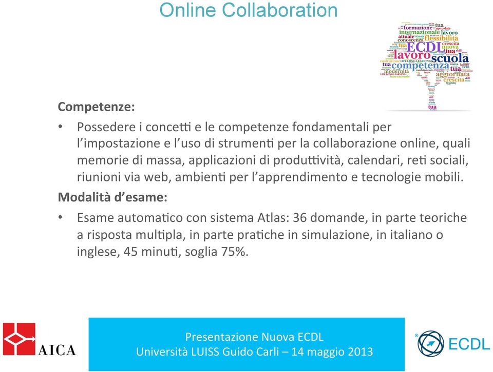 riunioni via web, ambiene per l apprendimento e tecnologie mobili.