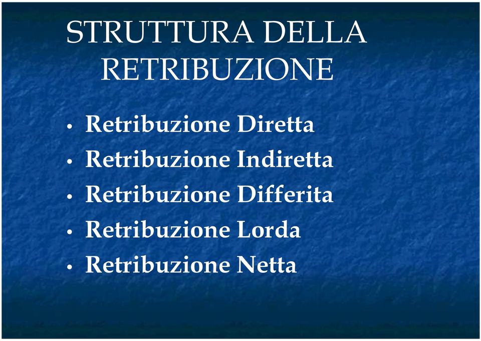 Indiretta Retribuzione Differita