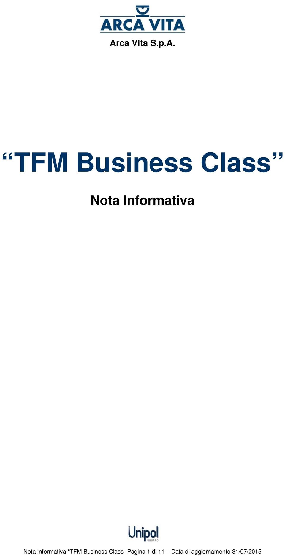 informativa TFM Business Class