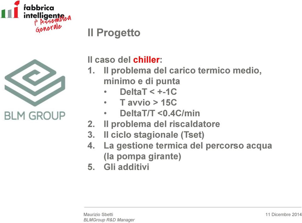 +-1C T avvio > 15C DeltaT/T <0.4C/min 2.