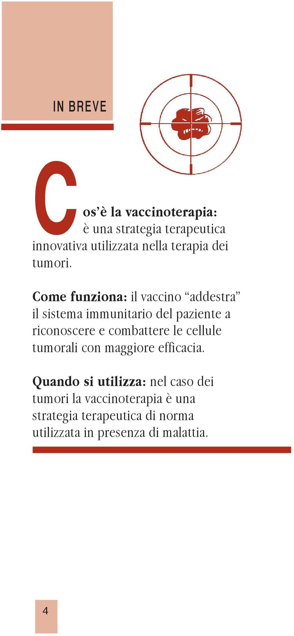 Come funziona: il vaccino addestra il sistema immunitario del paziente a riconoscere e