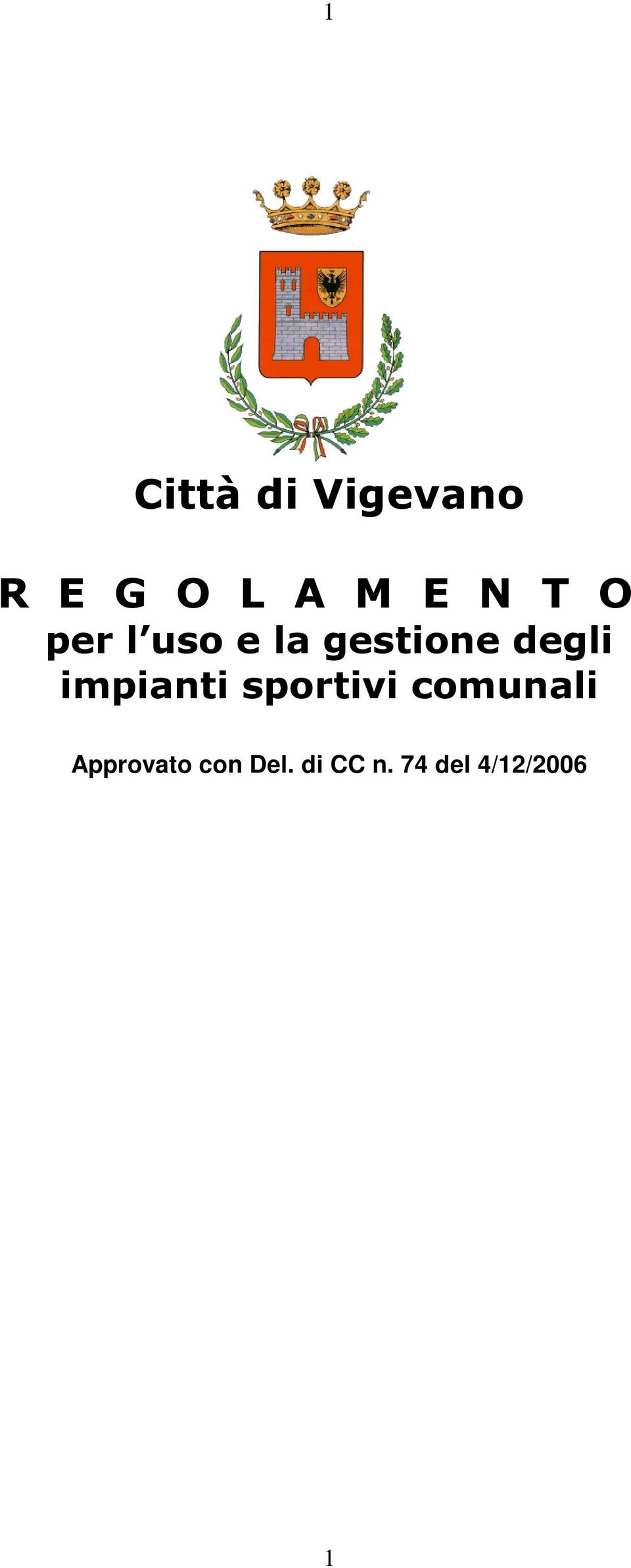 impianti sportivi comunali Approvato