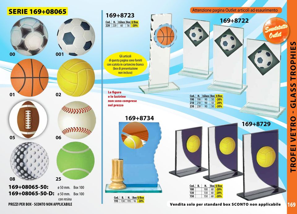 forniti con scatola in cartoncino bianco (box di presentazione non incluso) Le figure e le lastrine non sono comprese nel prezzo 69+8734 Cod. H.