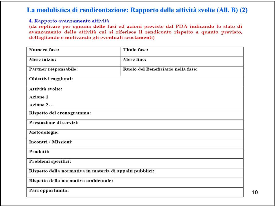 Rapporto delle