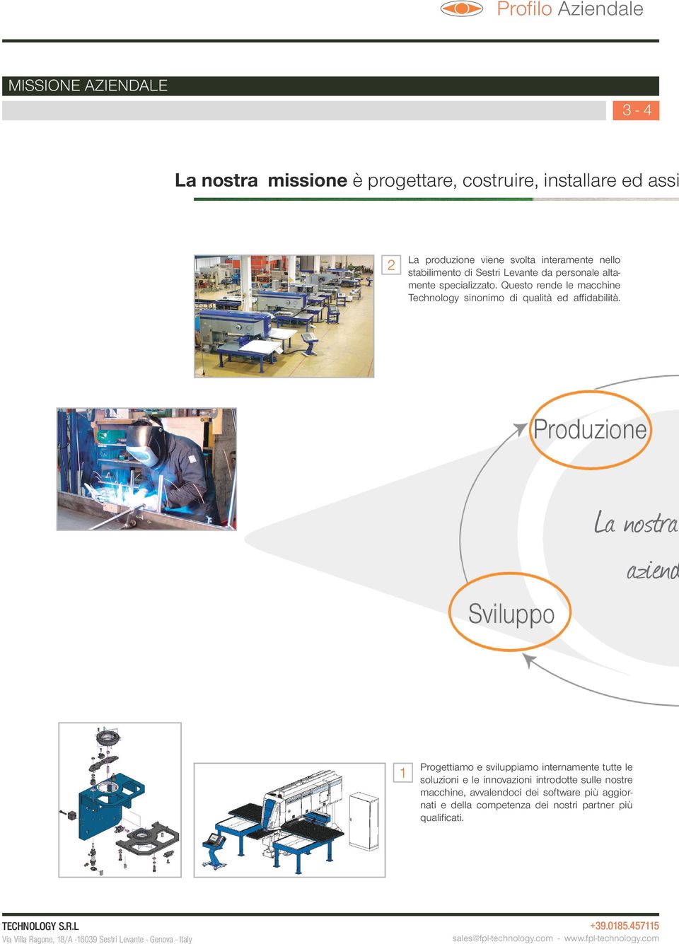 Questo rende le macchine Technology sinonimo di qualità ed affidabilità.