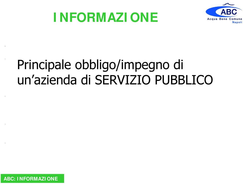 obbligo/impegno di un