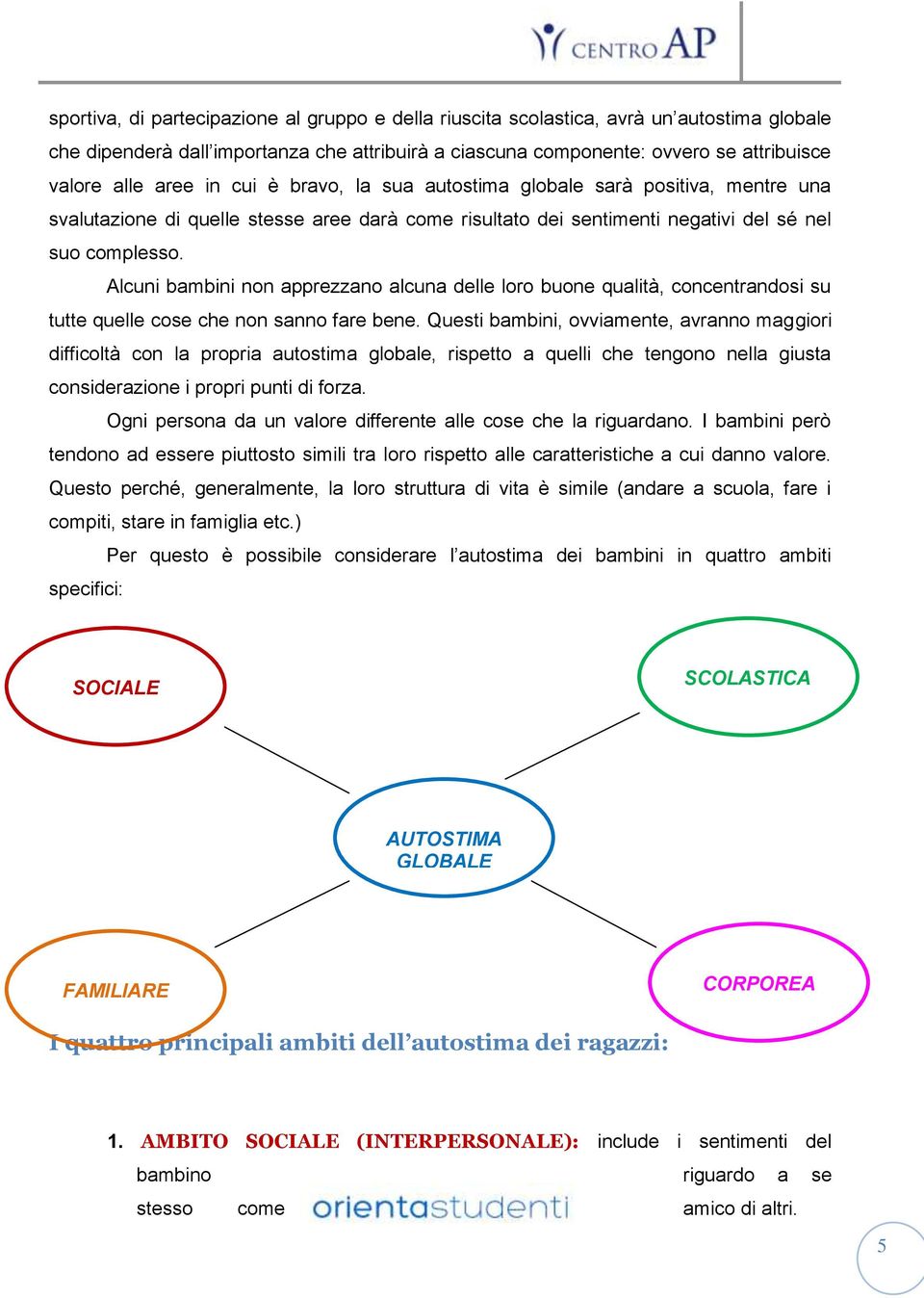 Alcuni bambini non apprezzano alcuna delle loro buone qualità, concentrandosi su tutte quelle cose che non sanno fare bene.