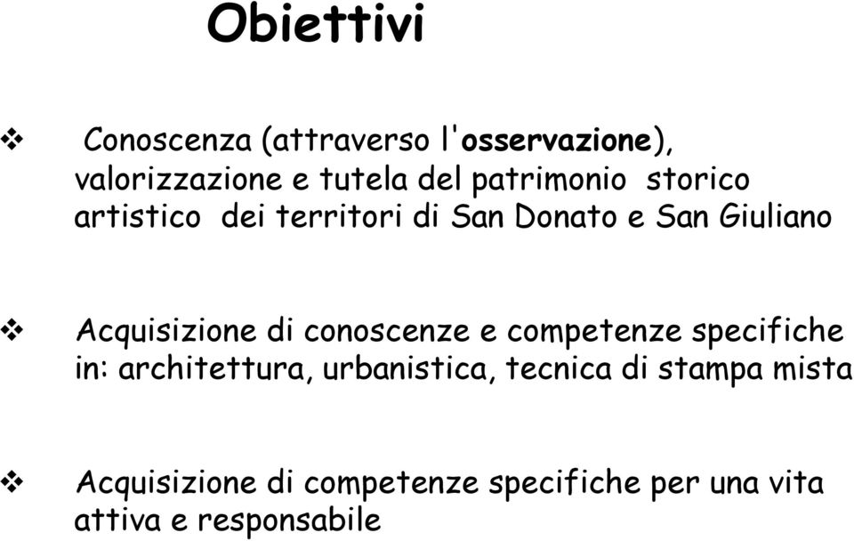 storico artistico dei territori di San Donato e San Giuliano!