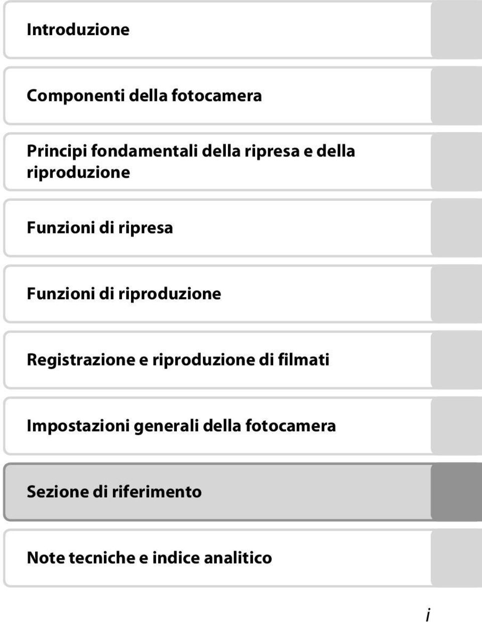 riproduzione Registrazione e riproduzione di filmati Impostazioni