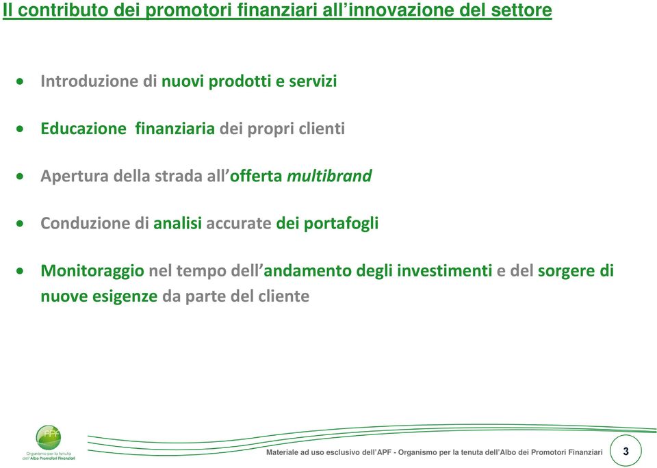 strada all offerta multibrand Conduzione di analisi accurate dei portafogli