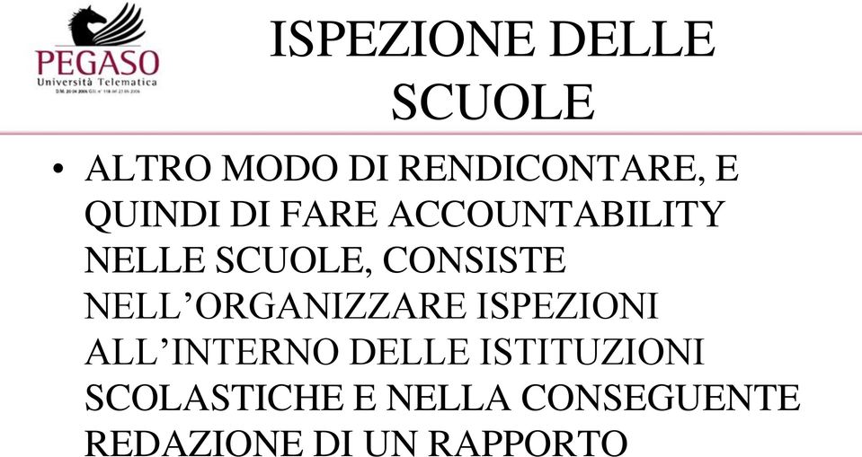 NELL ORGANIZZARE ISPEZIONI ALL INTERNO DELLE