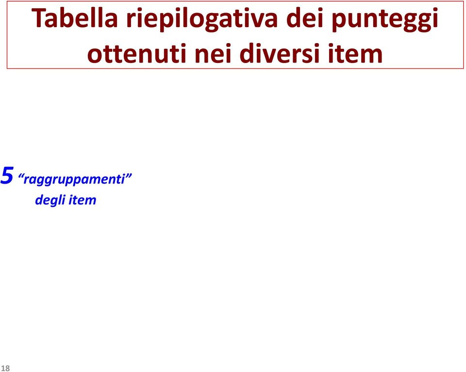 nei diversi item 5