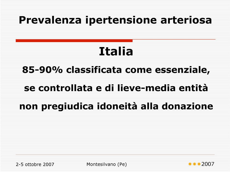 essenziale, se controllata e di