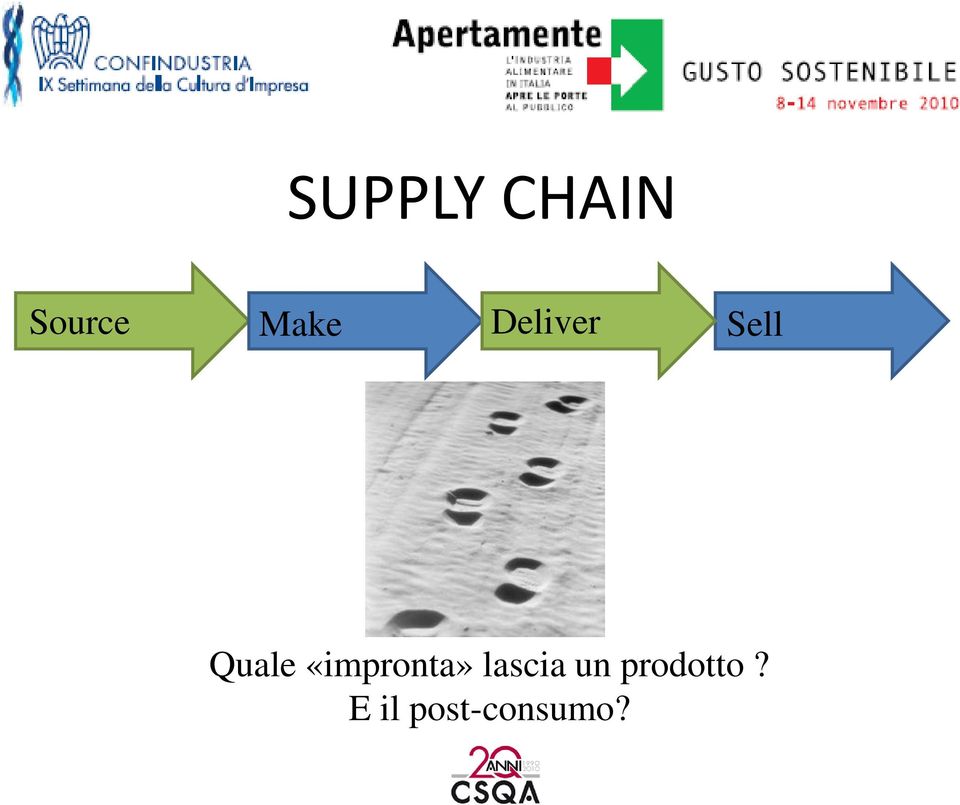 «impronta» lascia un