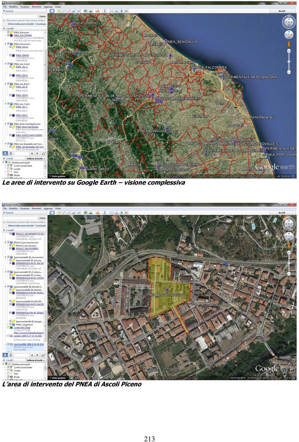 complessiva L area di