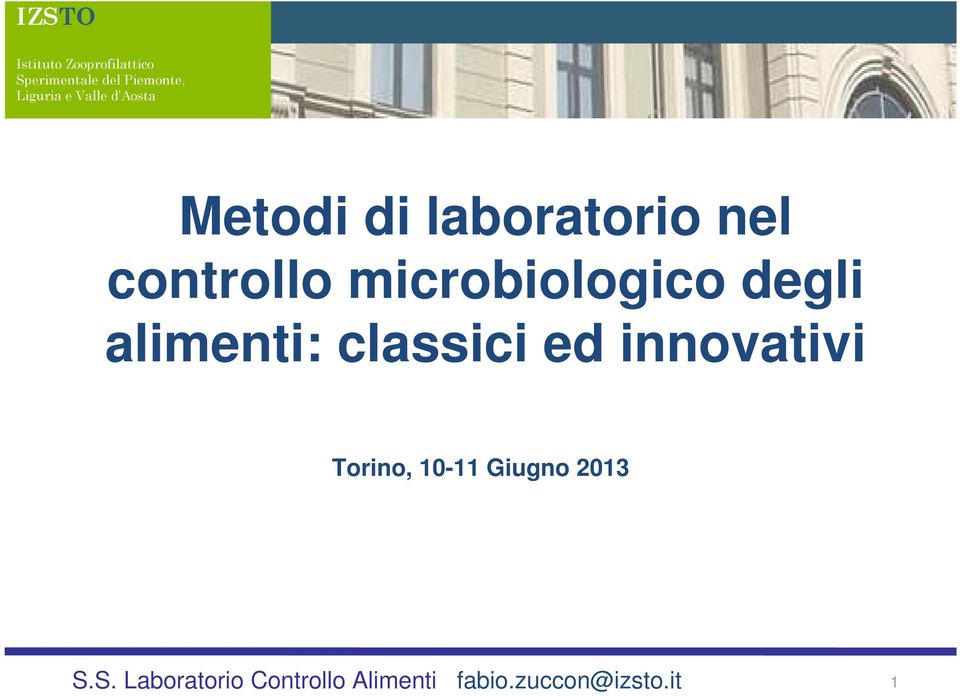 innovativi Torino, 10-11 Giugno 2013 S.