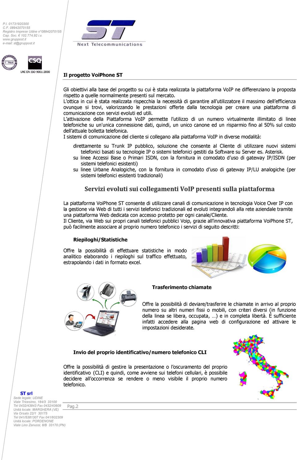 una piattaforma di comunicazione con servizi evoluti ed utili.