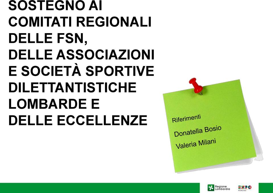 E SOCIETÀ SPORTIVE