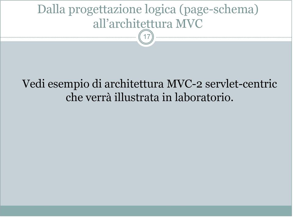 Vedi esempio di architettura MVC-2