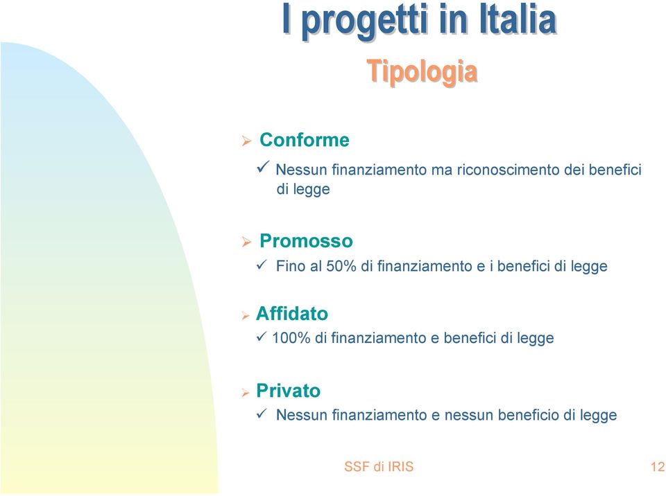 finanziamento e i benefici di legge Affidato 100% di finanziamento e