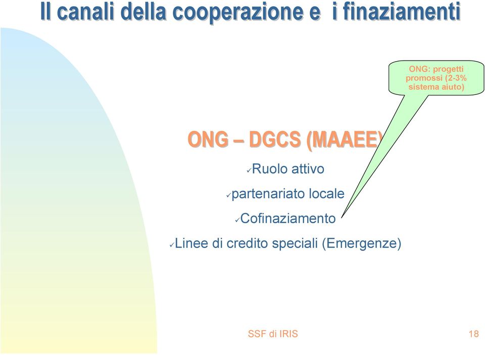 (MAAEE) Ruolo attivo partenariato locale