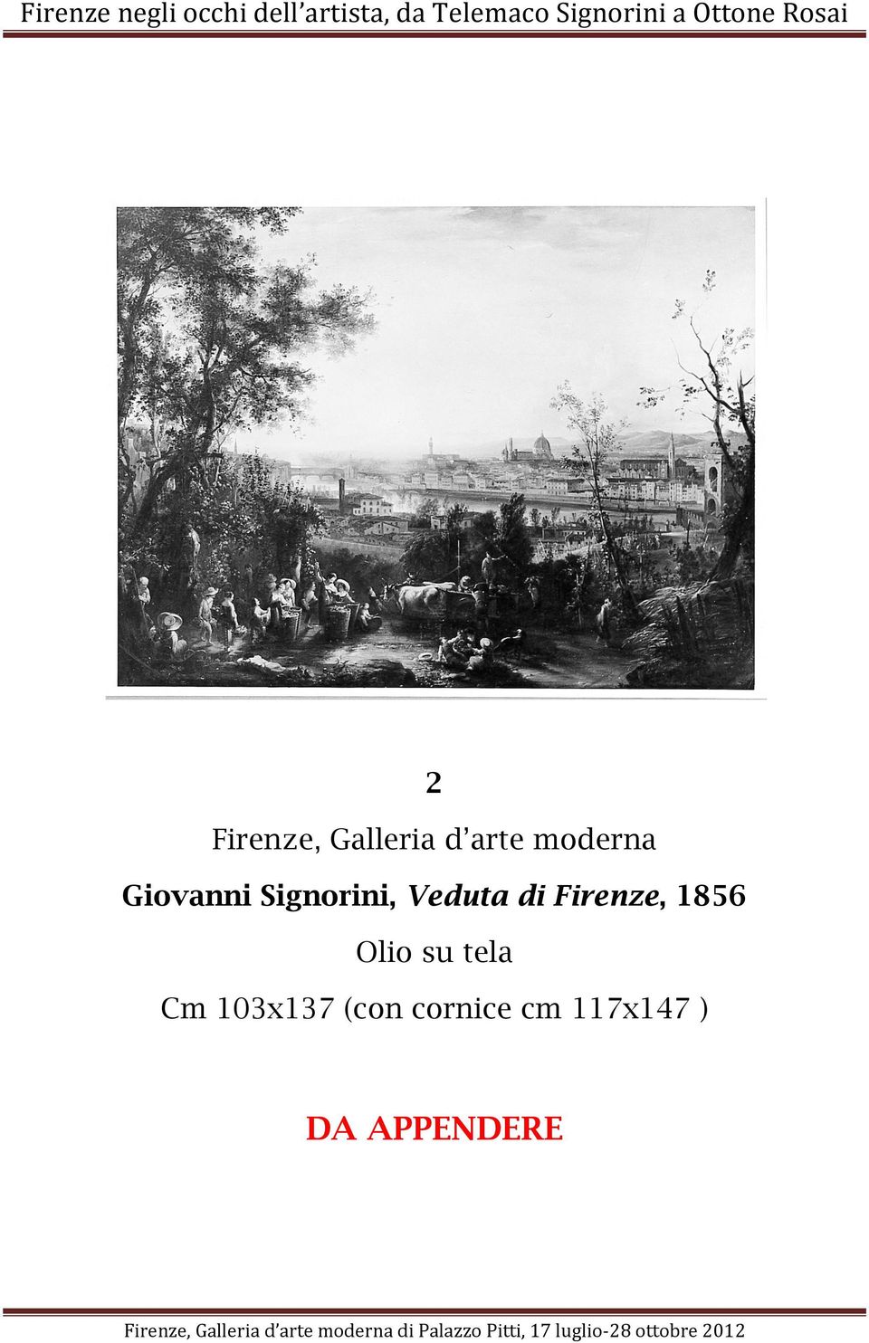 Firenze, 1856 Cm
