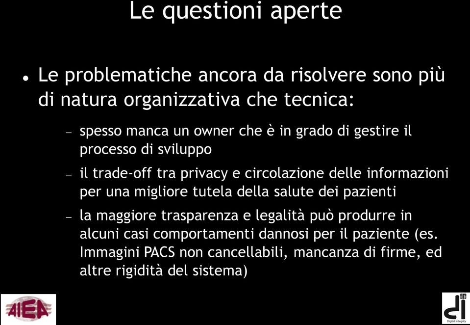 per una migliore tutela della salute dei pazienti la maggiore trasparenza e legalità può produrre in alcuni casi