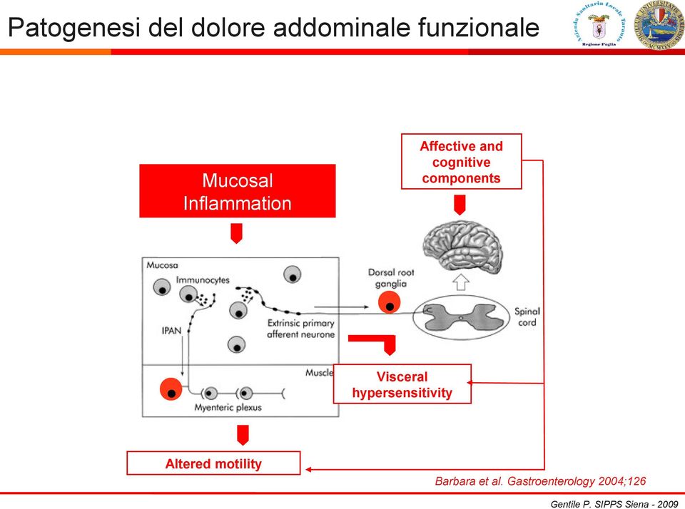 hypersensitivity Altered motility Barbara et al.