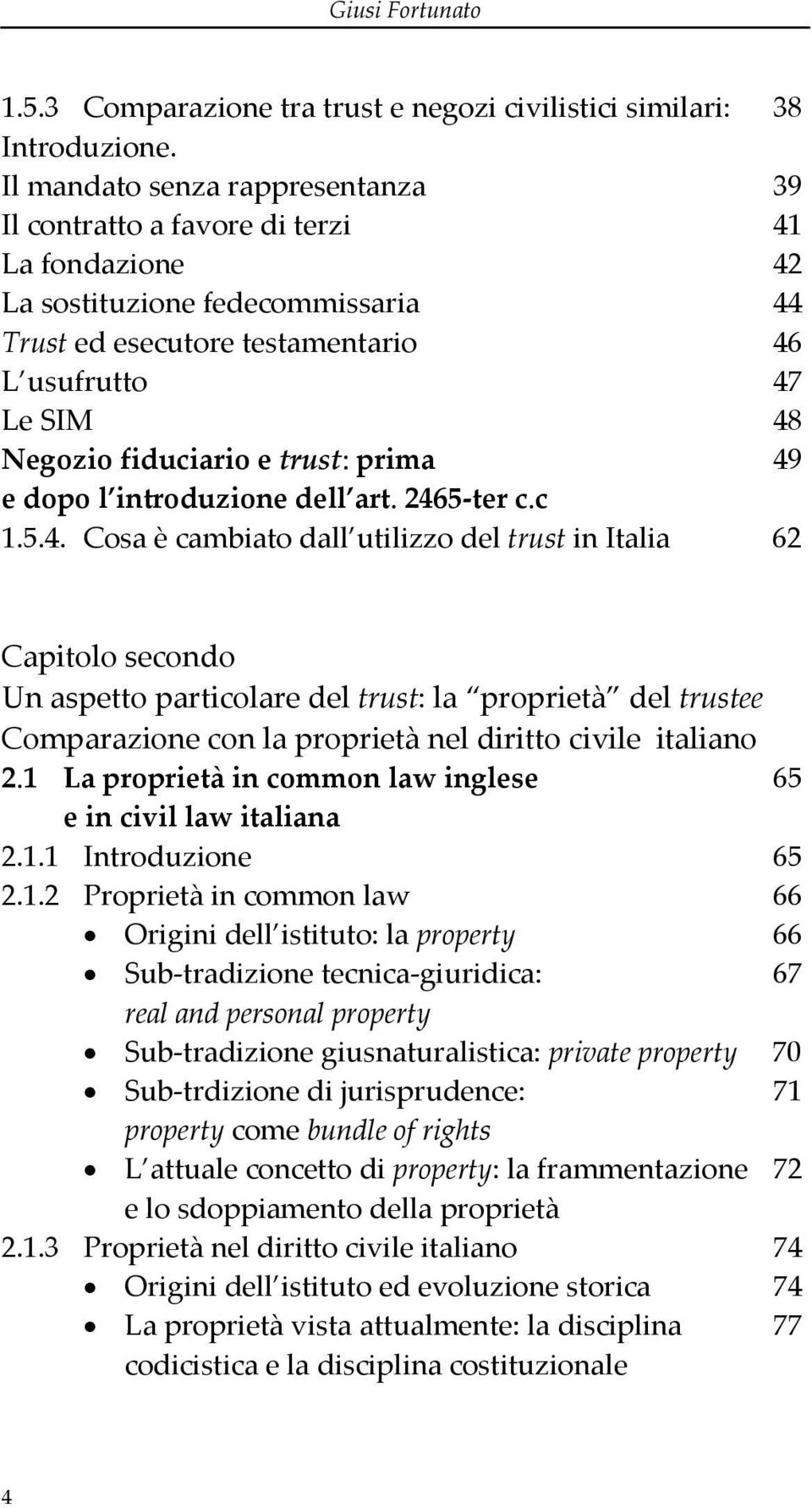 fiduciario e trust: prima 49