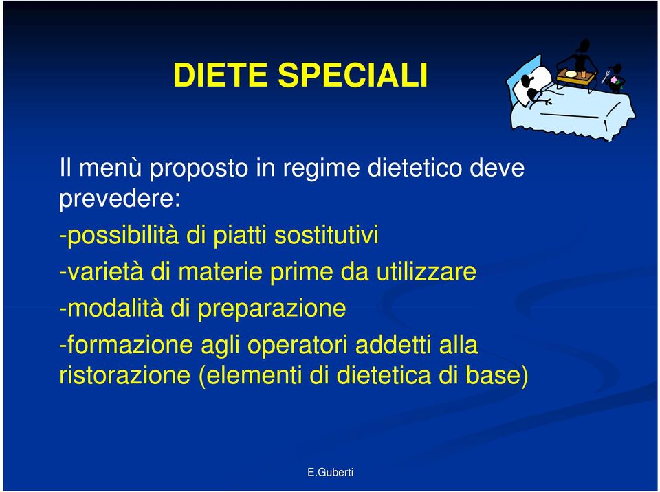 materie prime da utilizzare -modalità di preparazione