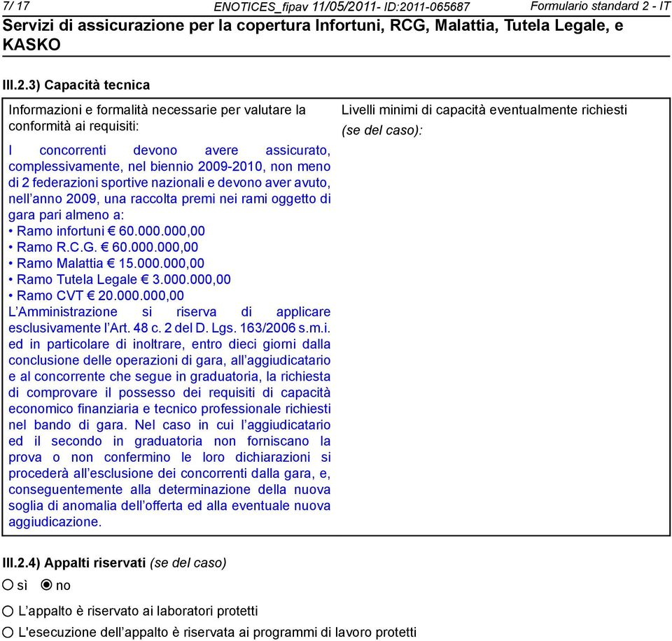 11-065687 Formulario standard 2 