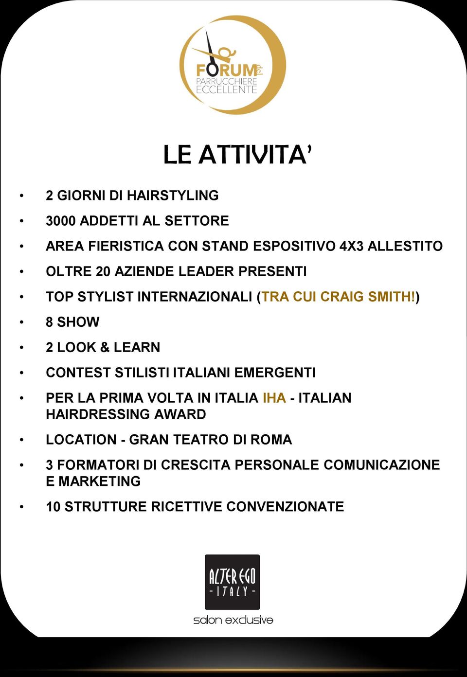 ) 8 SHOW 2 LOOK & LEARN LE ATTIVITA CONTEST STILISTI ITALIANI EMERGENTI PER LA PRIMA VOLTA IN ITALIA IHA -